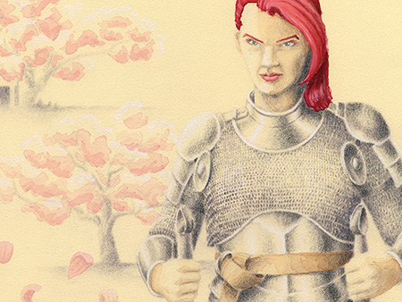 Cherry Blossom Knight