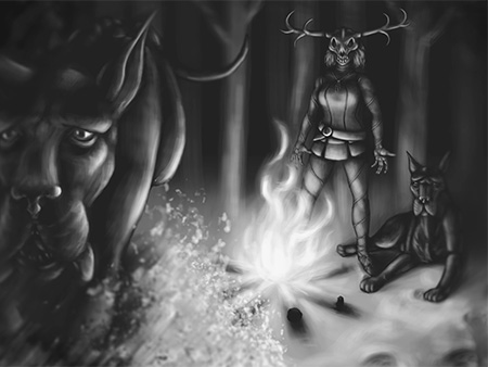 Hounds of Winter (grayscale)